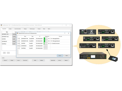 Logiciel d'assistance à la configuration de produits IP