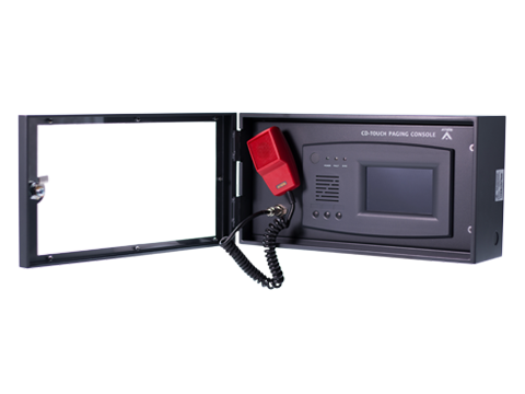 Wallmount Touch-screen Paging Console