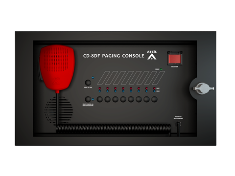 Feuerwehr-Sprechstelle zur Wandmontage