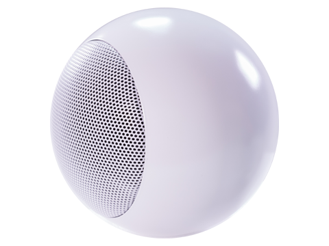 Suspended Spherical Speakers